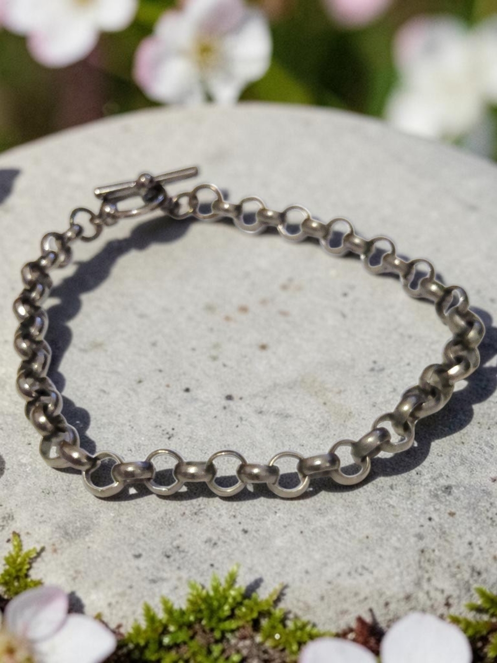 10 / $10 Classic Women's Link Bracelet - Silver Tone